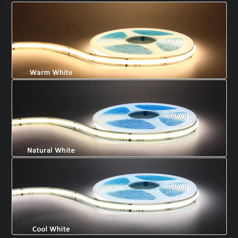 5M 10M 15M Sensor Motion Stairs LED Strip Light Kit 24V COB Water Flow Staircase Step Lighting for Interior Ladder Corridor Lamp - view 6
