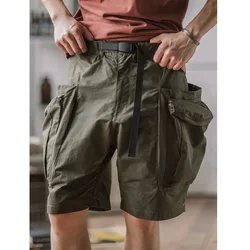 HOUZHOU Cargo Shorts Men Summer Beach Loose Casual Work Trousers Male Big Size Black Outdoor Shorts Pants 5XL Breathable