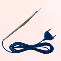 Double insertion surgical electrode pen electrocautery electric knife pen handle connection wire with needle type