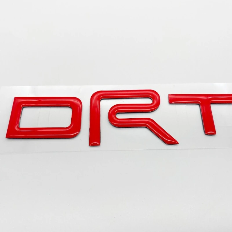 GRILL INSERT EMBLEM Fit 2022 2023 TUNDRA  SR5 4X4 3D TRD  (Gloss Red Domed)