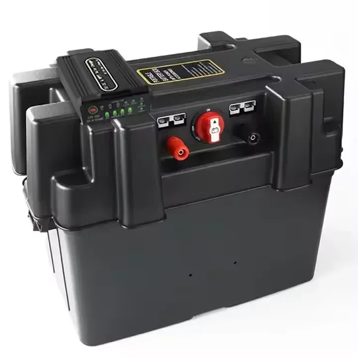

Dual 12V Battery System Integrated 25A DCDC Charger IP66 Protection Level ABS Material Battery Box for Off-Road Vehicles
