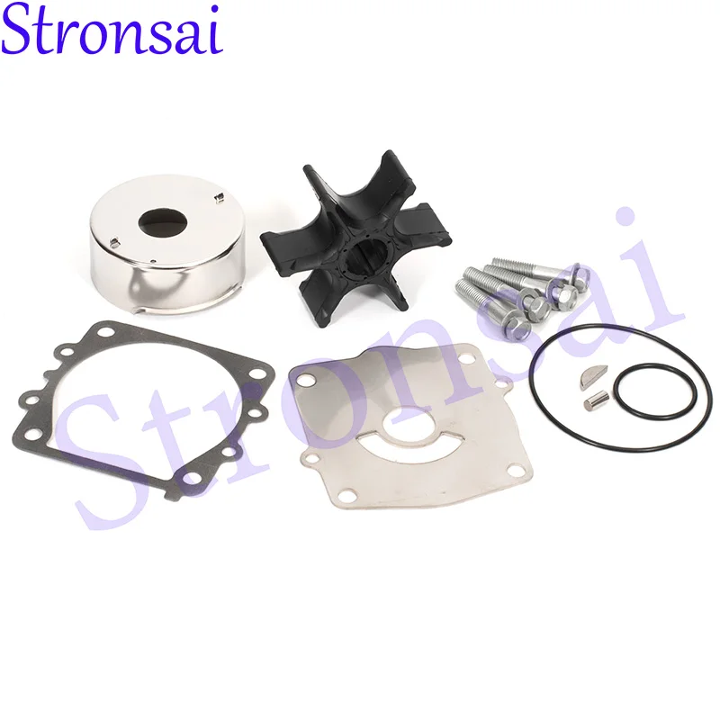 

6G5-W0078-00 6G5-W0078-A1 Комплект крыльчатки водяного насоса для подвесного двигателя Yamaha 2-тактного 150 175 200 225 л.с. 6G5-W0078-01 6E5-44352