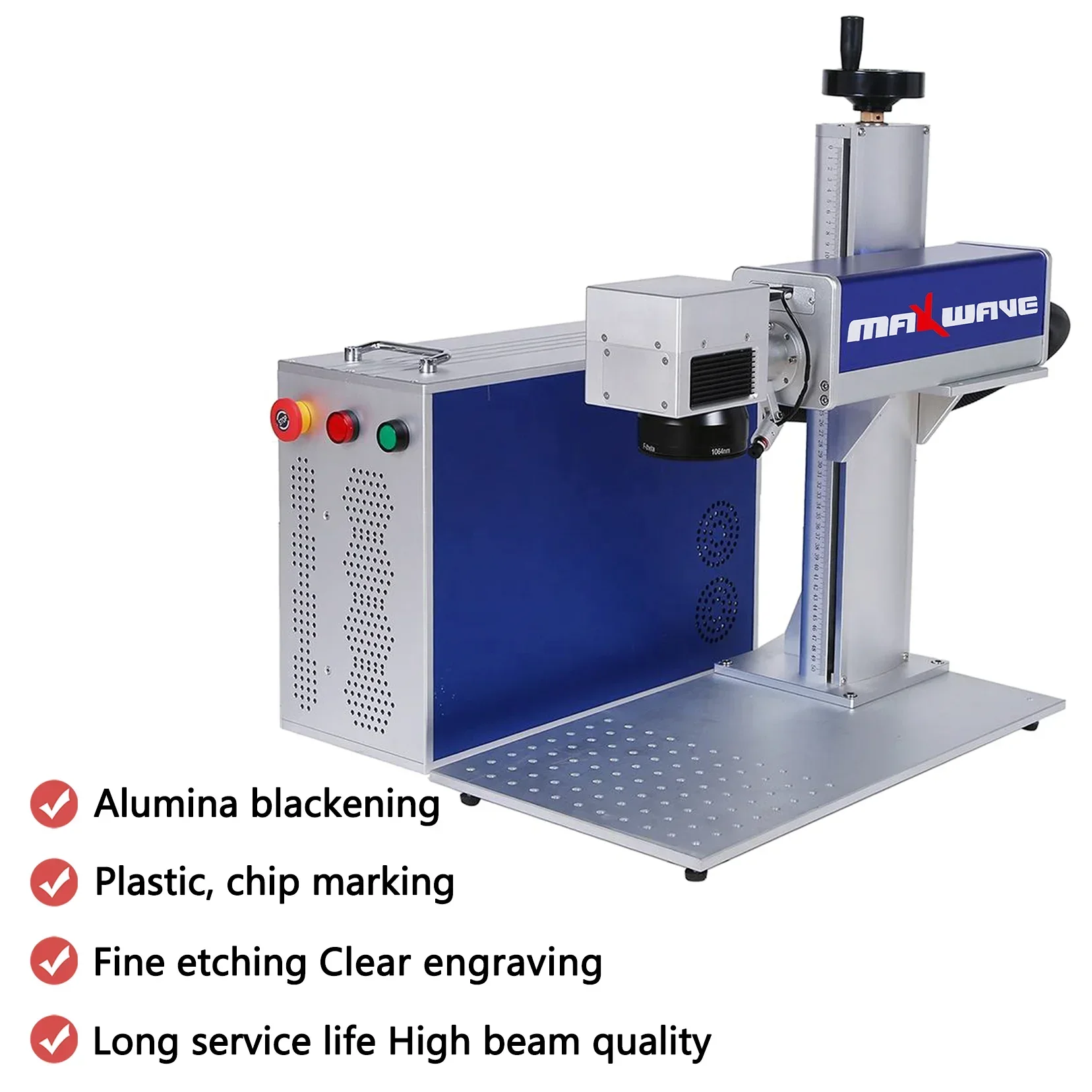 Maxwave Laser Marking Machine 20W Optical Fiber Laser Plastic Metal Nameplate Engraver Mini Fiber Laser Marking Machine