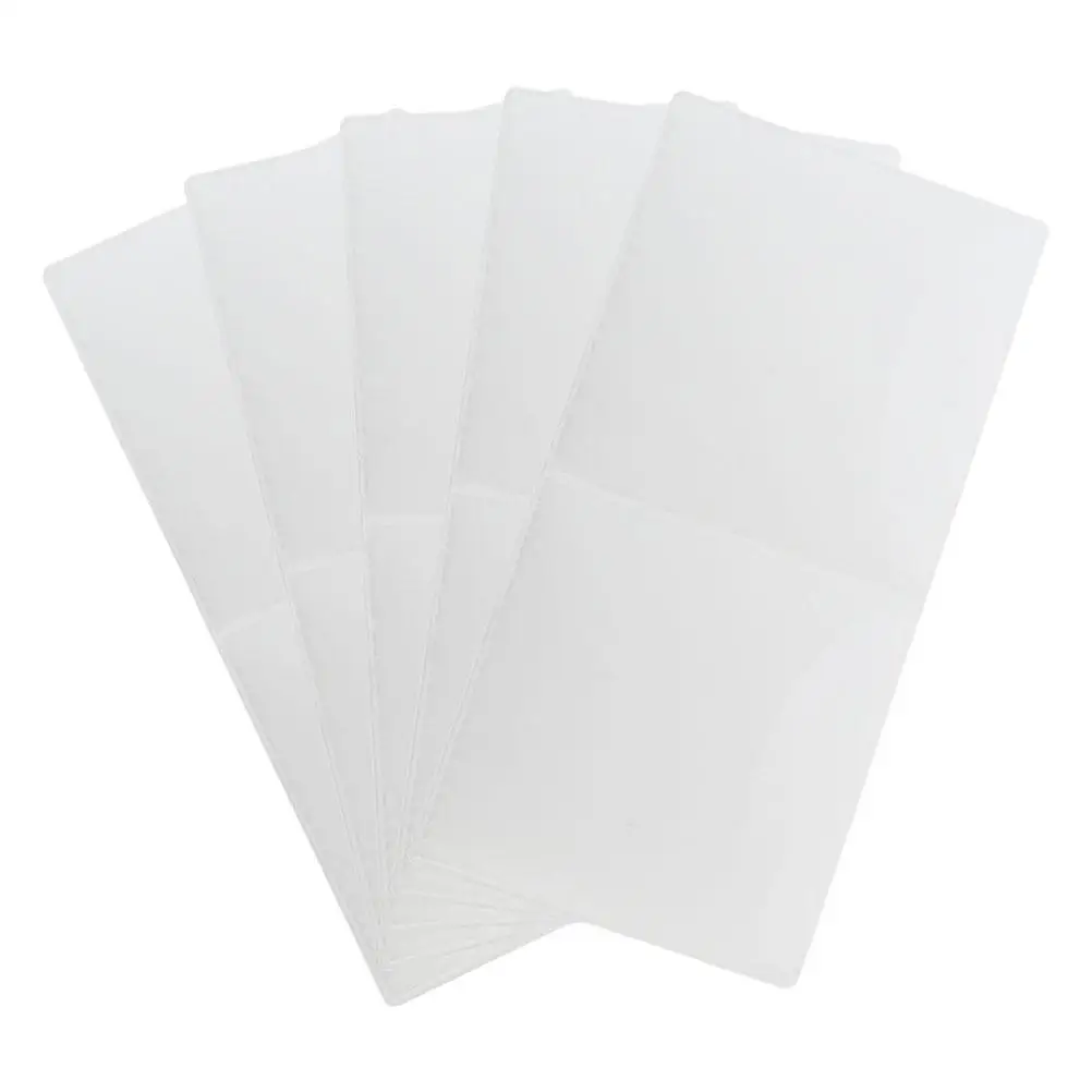 

5 Pcs Static Cling Windshield Stickers Transparent Car Phone Holder PVC Reusable Parking Permit Display Scratch Protection Decal