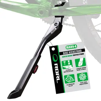 Béquille centrale de vélo réglable en aluminium antidérapante pour VTT et vélos électriques de 24 à 29 pouces 10 best sales Béquille - №4