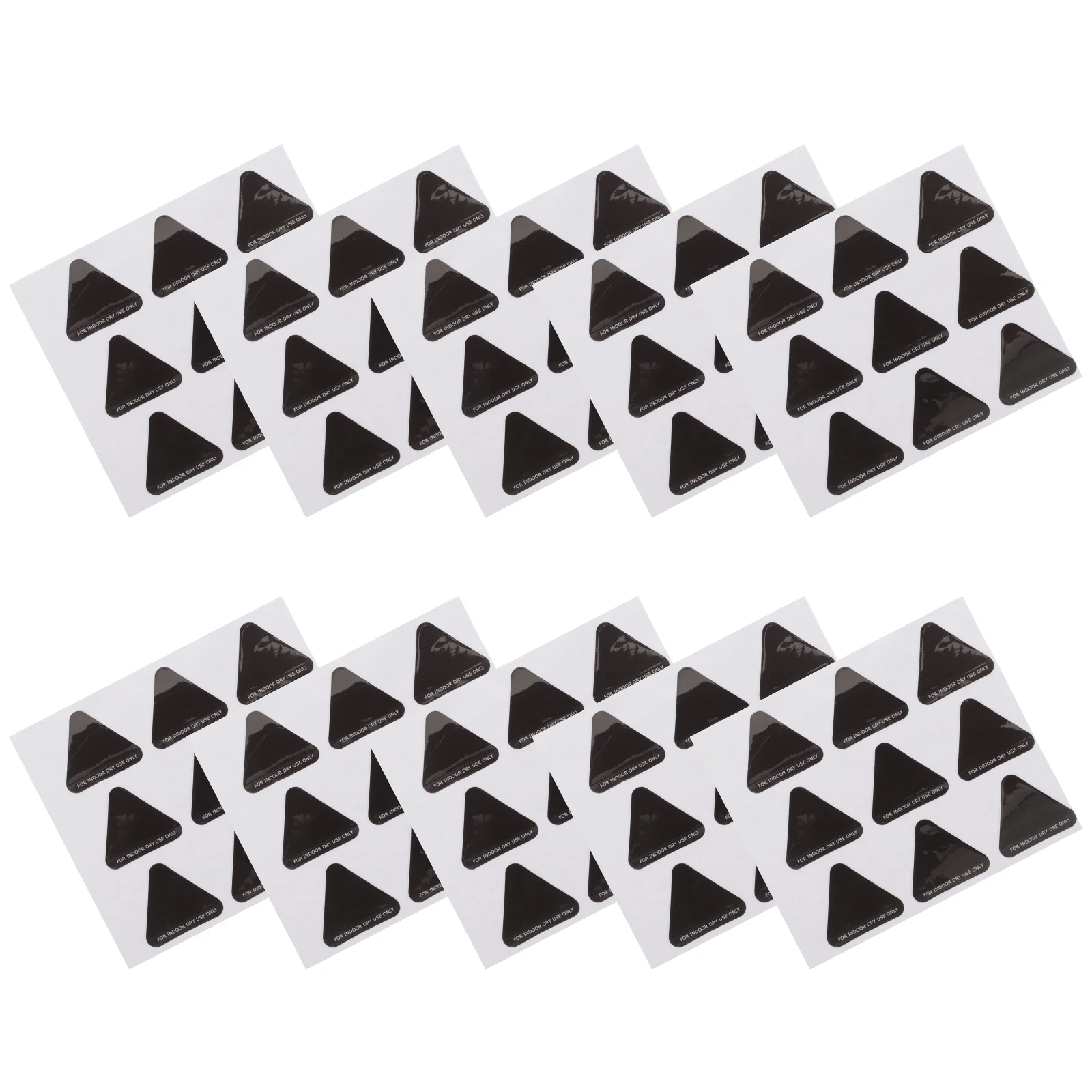 

10 Pcs 10pcs (black Turns Red) Caution Hot Surface Sticker Nail Stickers Heating Paper