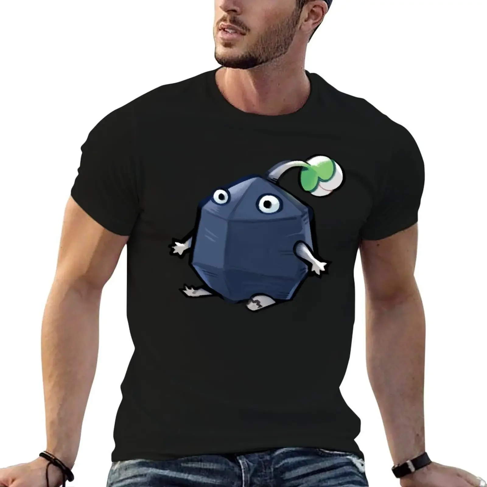 

ROCK PIKMIN T-Shirt oversized graphic tee basketball graphic tees luxury t-shirt clothes men t shirts high quality