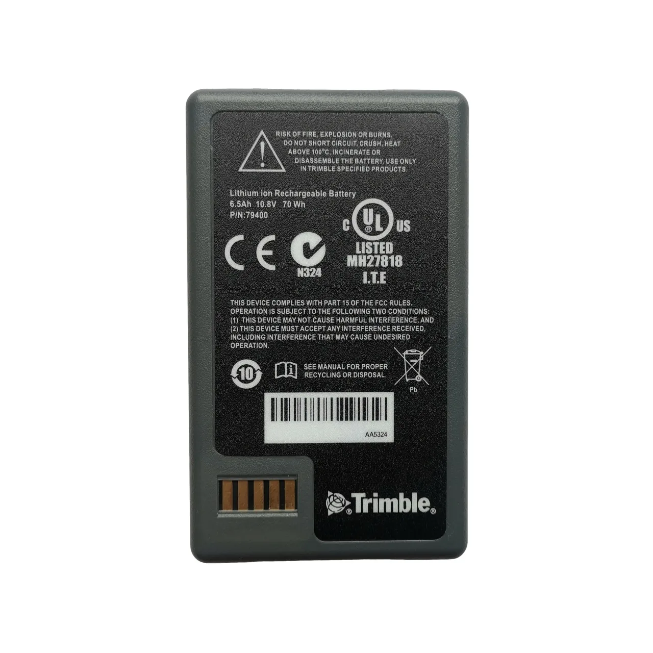 Imagem -02 - Bateria para Trimble 79400 Bateria 10.8v 6.5ah para Trimble Sx12 s3 s5 s6 s8 Estação Total 100 Brand Novidades 1pc de Alta Qualidade