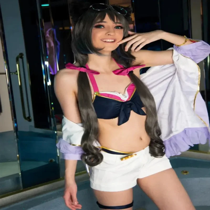 إعادة: الغوص كيارو كيرويا Momochi تأثيري زي للنساء ، أنيمي الأميرة الاتصال ، بدلة السباحة الشاطئ ، بيكيني ، ملابس الفتيات