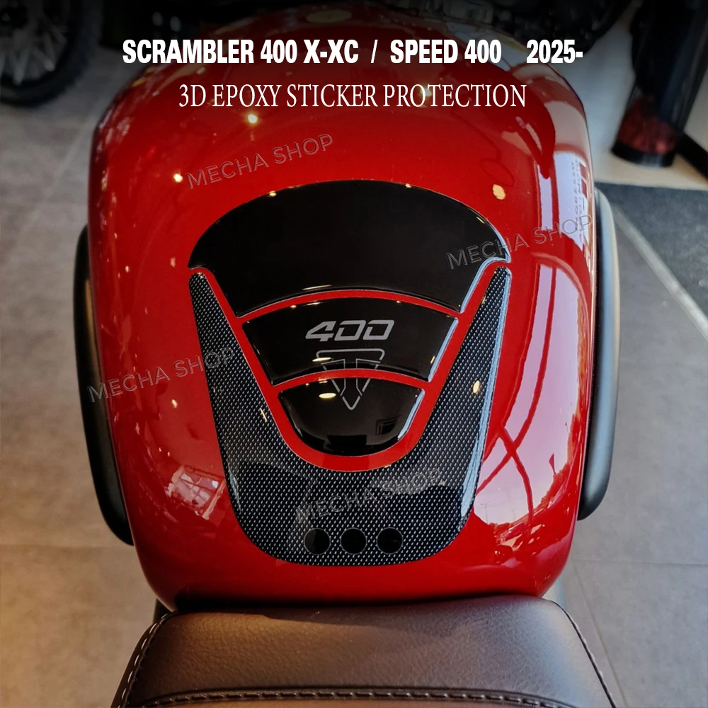 

Наклейки для мотоциклов Scrambler 400 X-XC, аксессуары 2024-2025 Speed ​ ​ Комплект защитных накладок на бак 400 Tank Pad