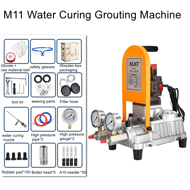 

M11 High pressure grouting machine Acrylate grouting liquid water curing material waterproof leak repair grouting machine