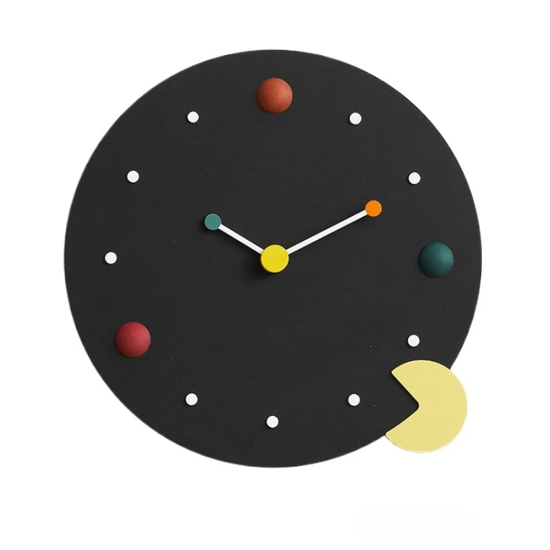 

Креативные простые настенные часы для дома, часы для гостиной без необходимости сверления.