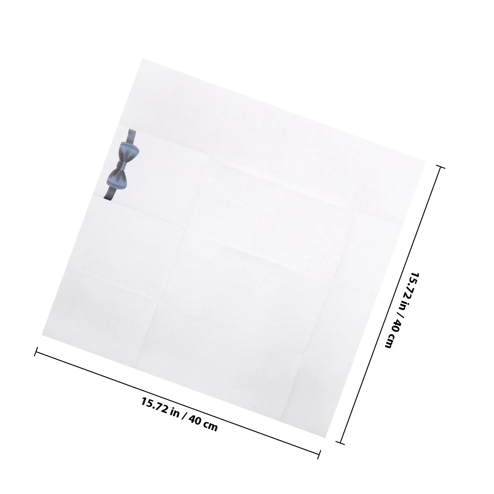 50pcs Knife Fork Napkin Pad Tableware Packing Napkins For Restaurant Hotel Kitchen Use White Disposable Guest Towels Compact