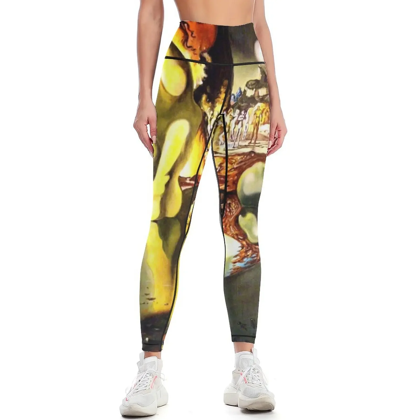

Metamorphosis of Narcissus Salvador Dali Leggings sports tennis for Leginsy push up sports for push up Womens Leggings
