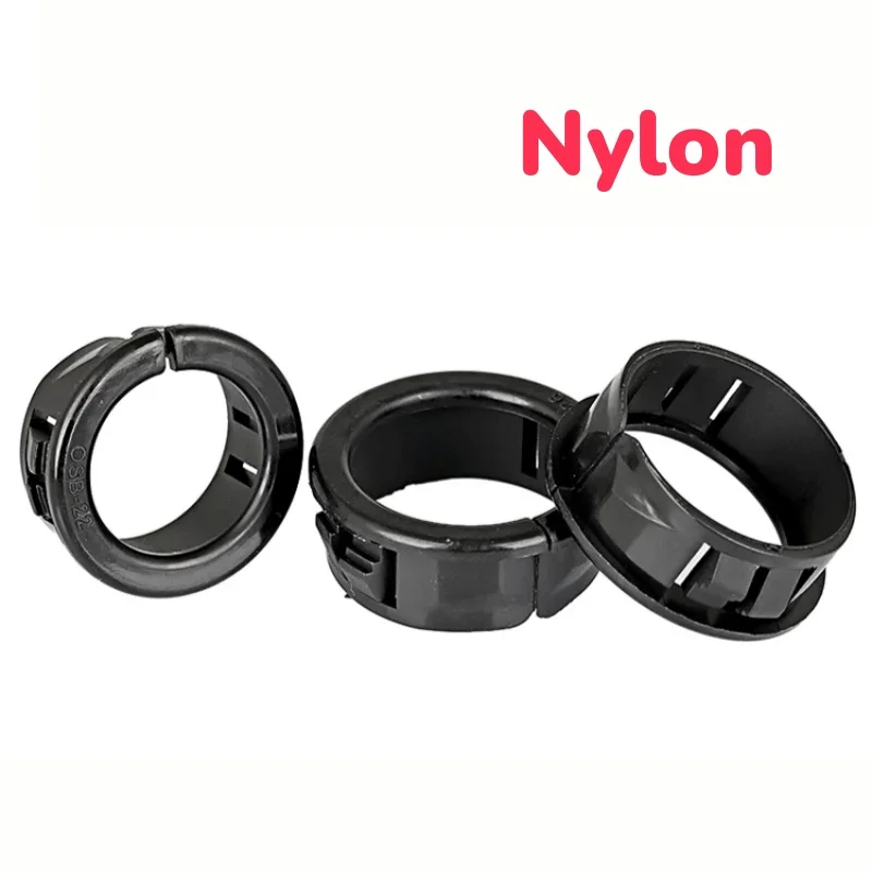 

OSB Notched Cable Protector Nylon Black Wire Grommet Buckle Wire Jacket Chassis Coil Abrasion-Resistant