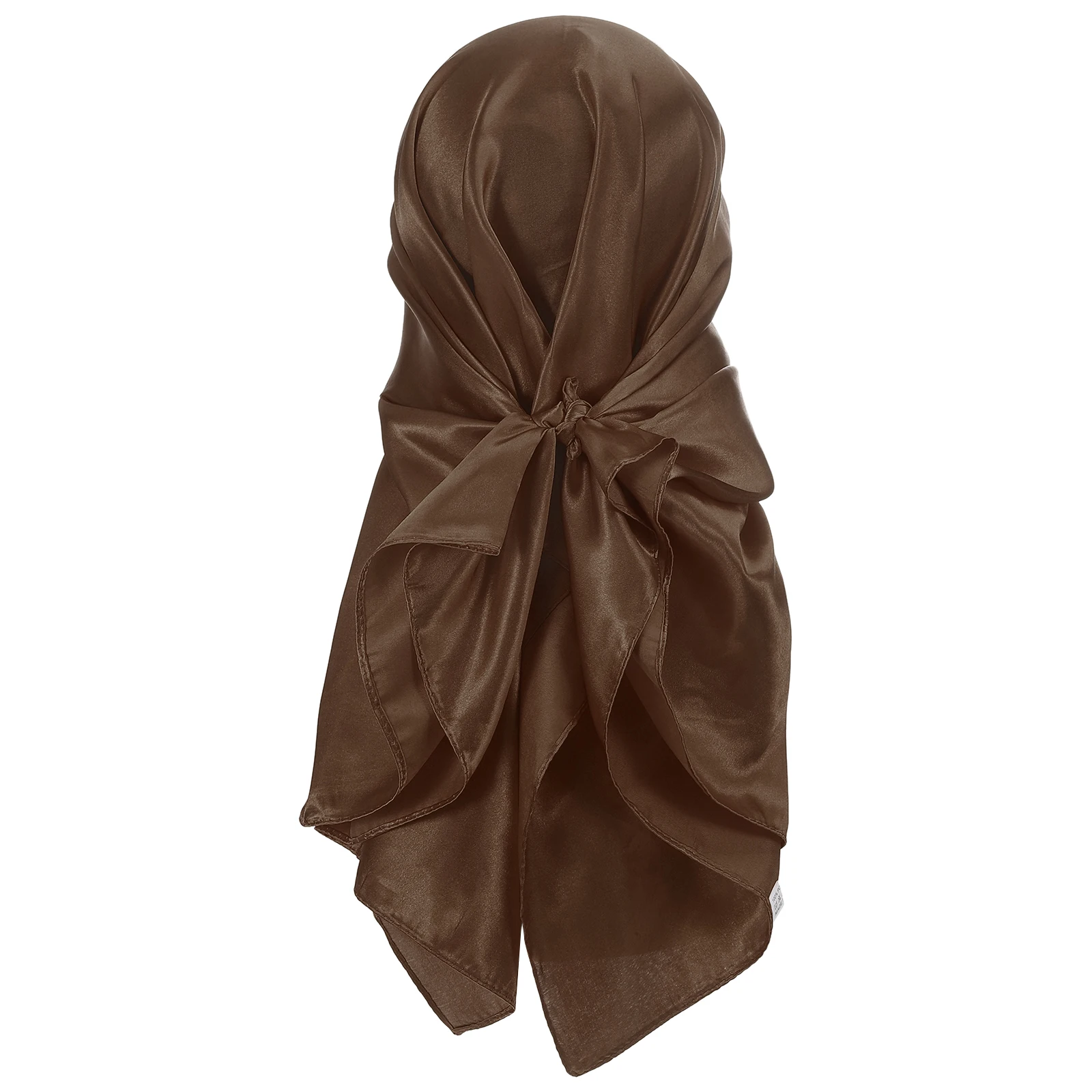 1pcs 35 Inch Satin Head Scarf, Large Square Scarf Silk Feeling Hair Bandanas Sleeping Head Wrapping Scarves for Women