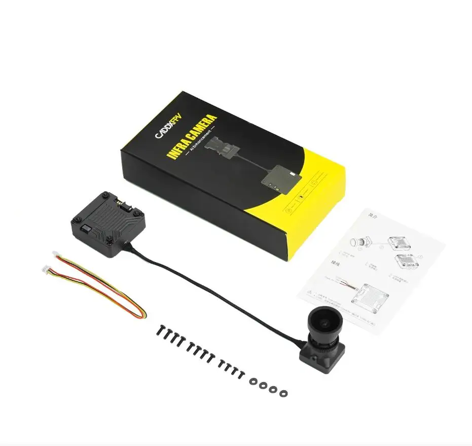CADDXFPV Ratel Pro Analog Camera 1500TVL 9.5g Super WDR 4.5V-27V NTSC/PAL CMOS FPV Starlight Night Vision Blacklight Camera