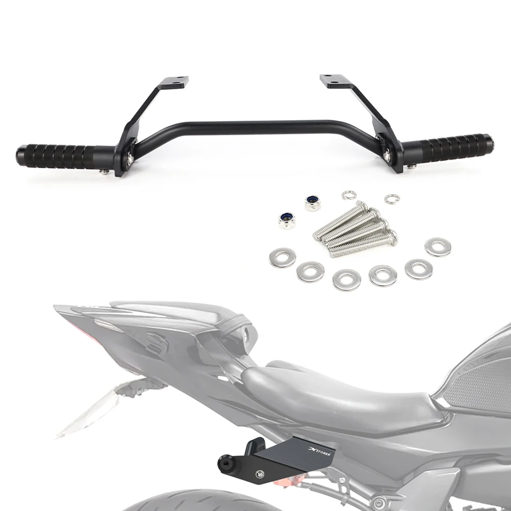 

Motorcycle Rear Footrests Subcage Passenger Peg Guard For Yamaha YZF-R7 R7 2021 2022 2023 2024 2025 Step Plate Stunt Protection