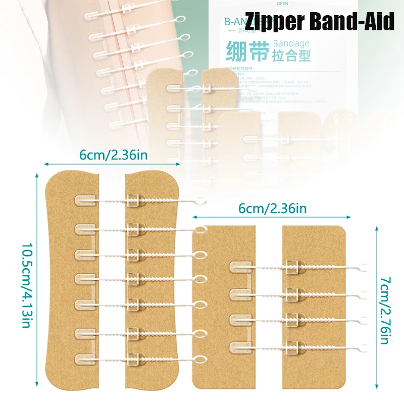 

Застежка-молния, пластырь для закрытия ран, кровоостанавливающий пластырь, быстрая рана без швов, молния, уличный пластырь, портативный, для быстрой сгустки ран
