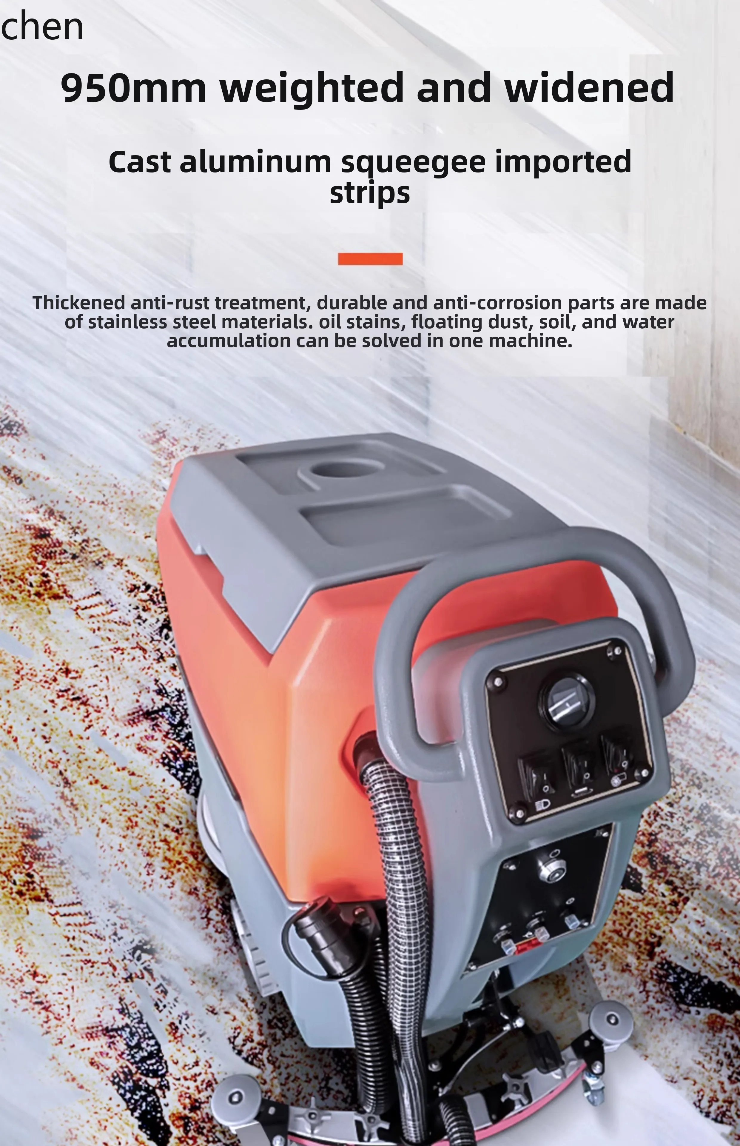 

LXC Hand Push Industrial Washing Machine Commercial Factory Workshop Supermarket Electric Washing Driving Sweeper