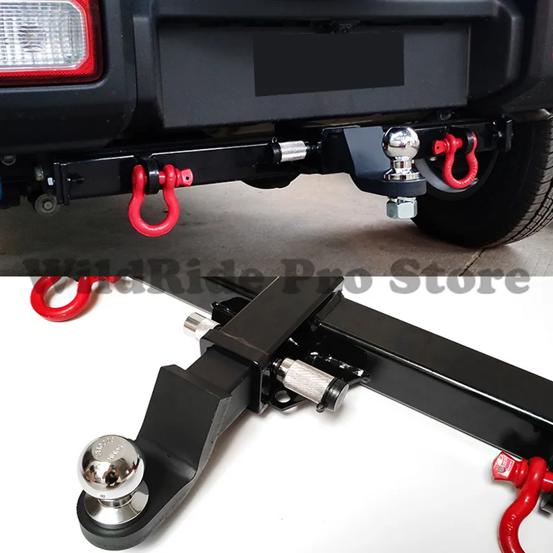 Picture 6: For Suzuki Jimny 2018+ Black Electrophoretic Rear Tow Bar | Heavy Duty 3500kg Tow Hitch | OEM Bolt Pattern Installation