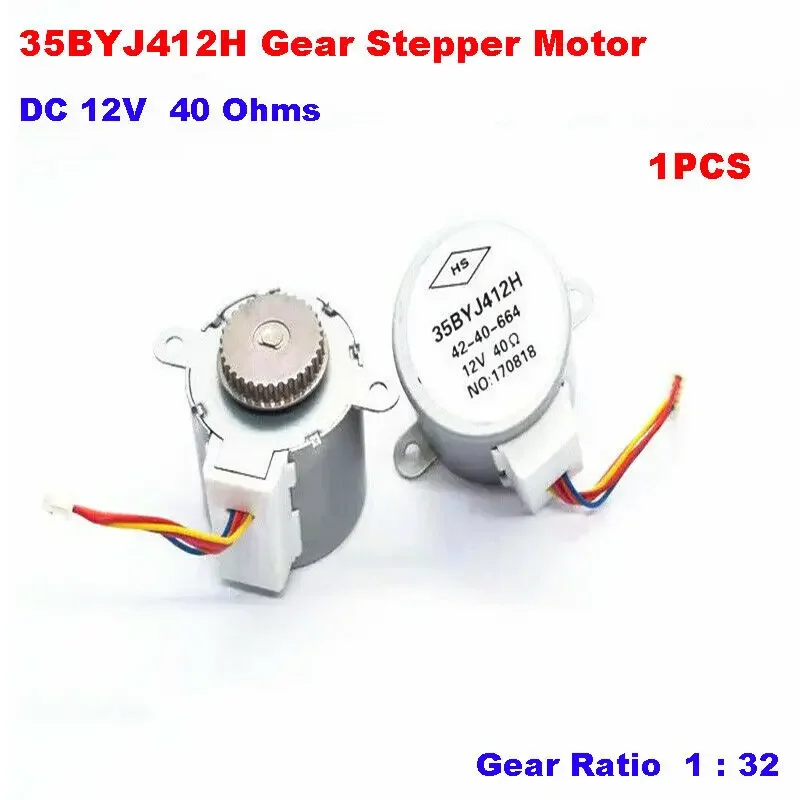 35BYJ412H DC 12V  Gear Stepper Motor Micro Stepping Motor Synchronous Wheel