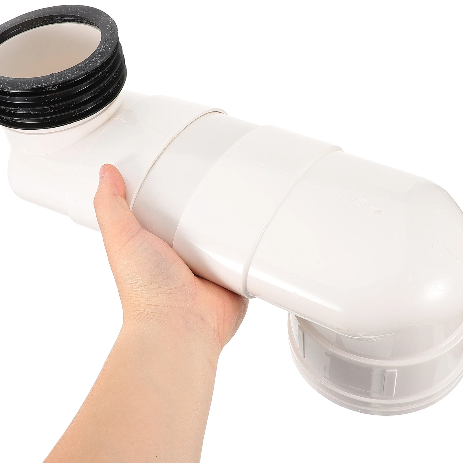 

1Set Toilet Flange Extender Durable PVC Toilet Seat Shifter for Home Commercial Bathroom Drainage Accessories Prevention Clogs