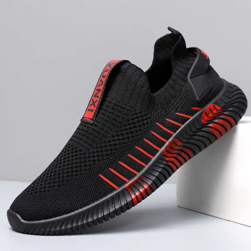 

Нескользящие нескользящие мужские белые летние кроссовки, тканые спортивные теннисные туфли, функциональная суперраспродажа из Китая, кроссовки