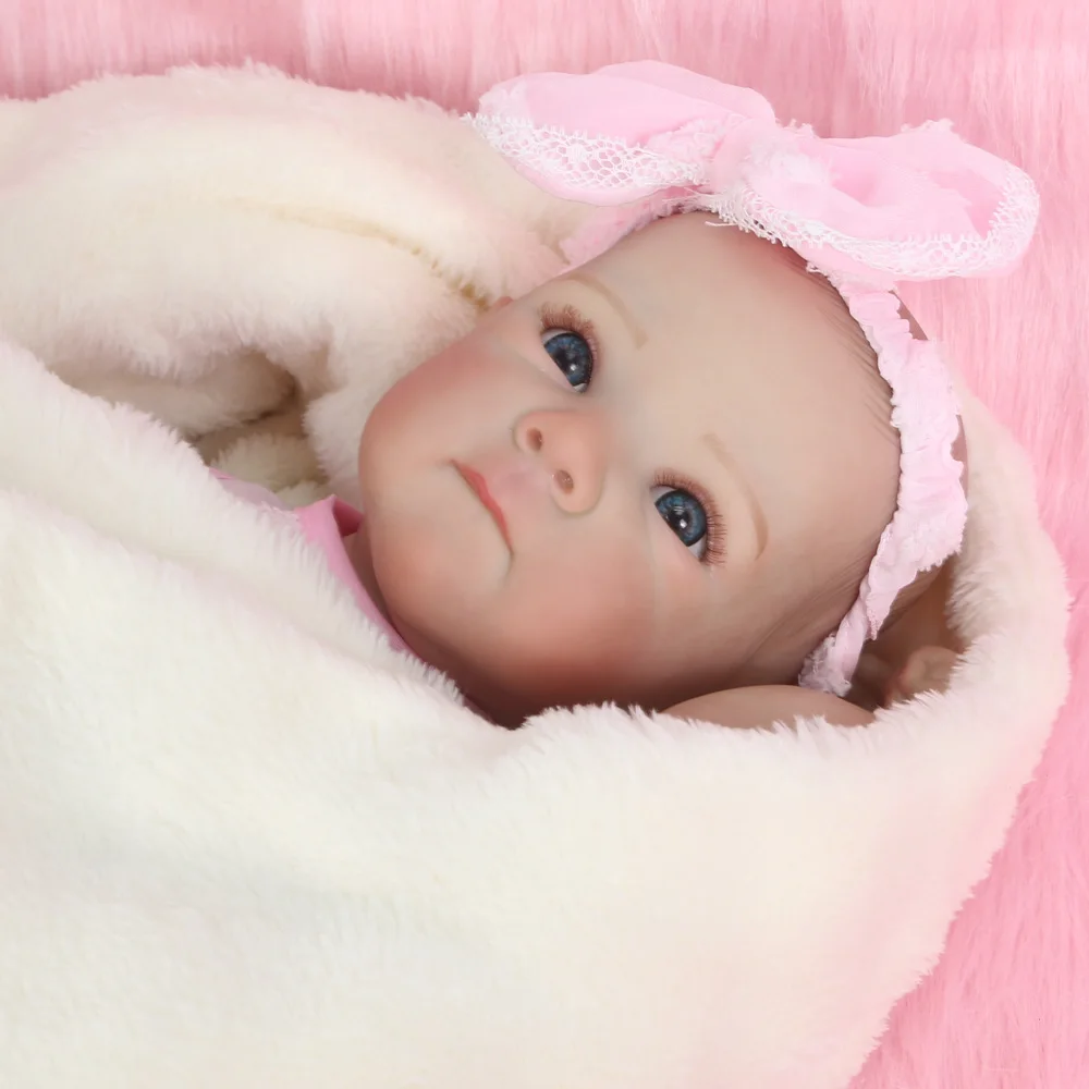 18 Inch Bettie Full Body Soft Vinyl Girl Reborn Baby Doll Complete Finished With Painted Lifelike Hair Bebe Reborn Toys