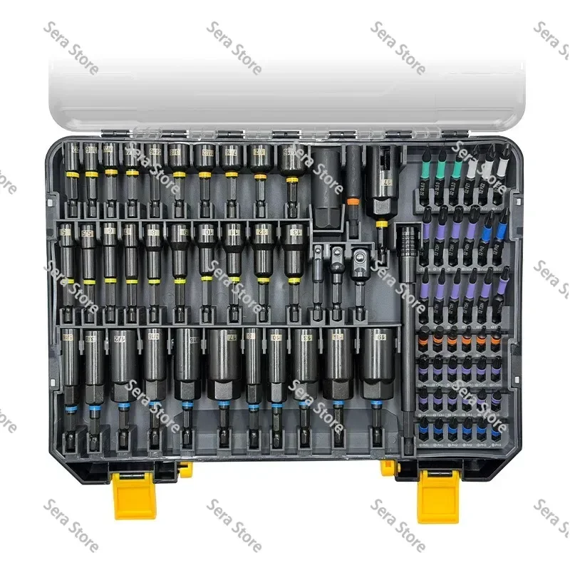 Chrome‑vanadium Steel Magnetic Screwdriver Bit and Socket Set Repair Tool for Automobile and Machinery Maintenance