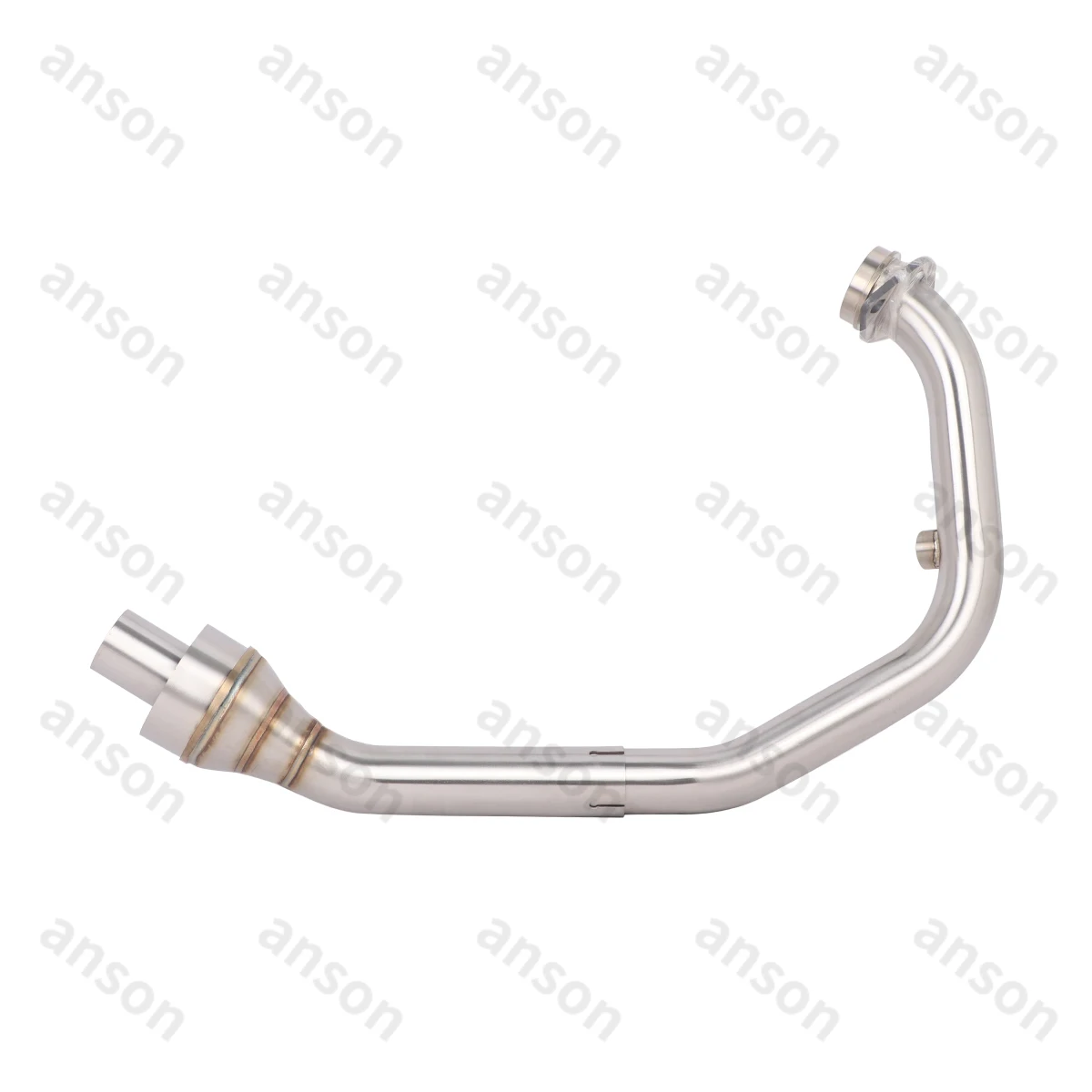 390ADV Exhaust Front Link Pipe For KTM 250 390 ADV Exhaust Escape Muffler Link Mid Pipe Modify For Stock Muffler Titanium Alloy