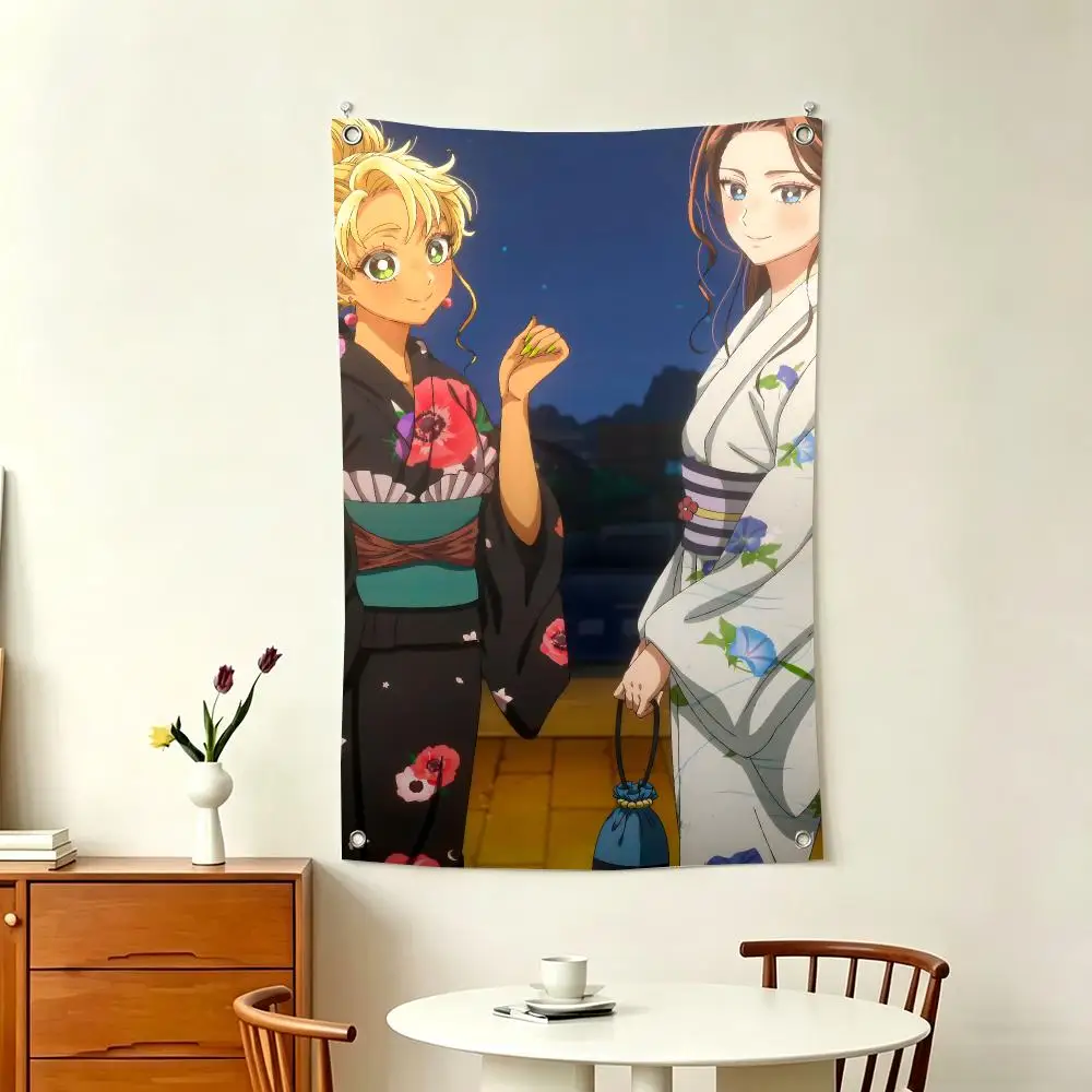 Comedy Anime G-Girls Cant Be Kind to Otaku Flags Home Decor Wall Hanging Vertical Flags Indoor Outdoor