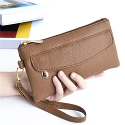 Fashion Wallet PU Leather Hangbag Female Long Clutch Purses Coin Pocket Phone For Ladies Money Bag