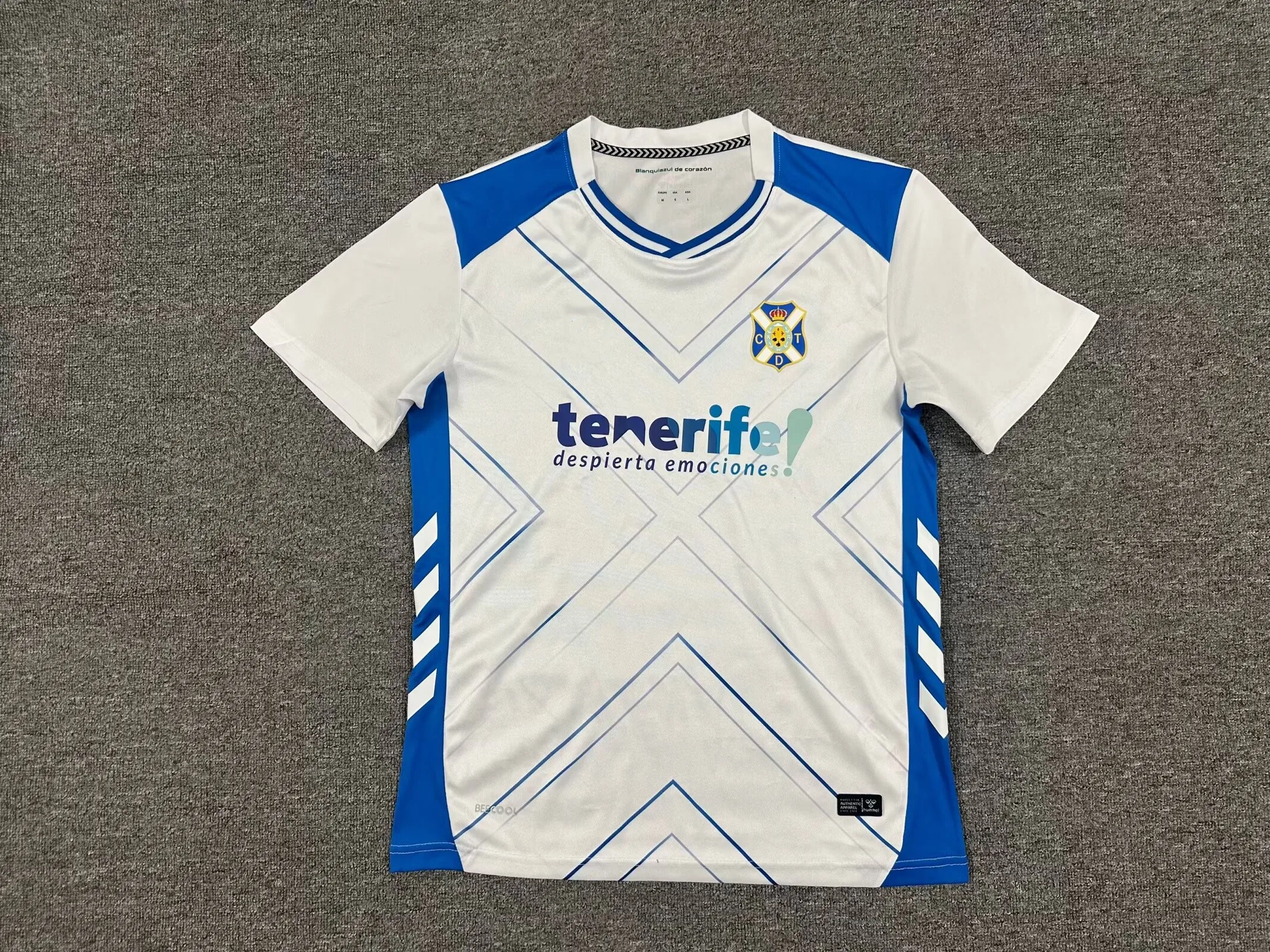 

Tenerife 25-25 White Home Football Shirts