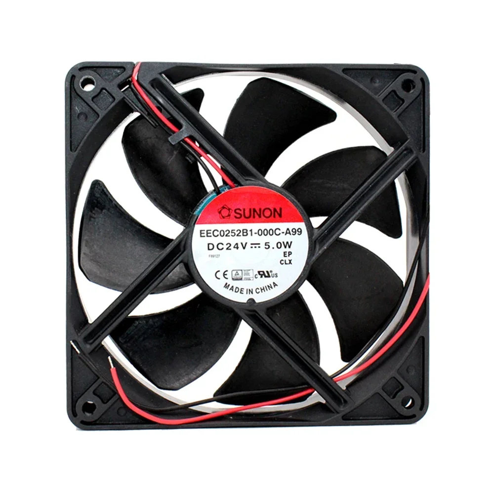 New original SUNON EEC0252B3-000C-A99 24V 2.0W 12025 12CM cooling fan