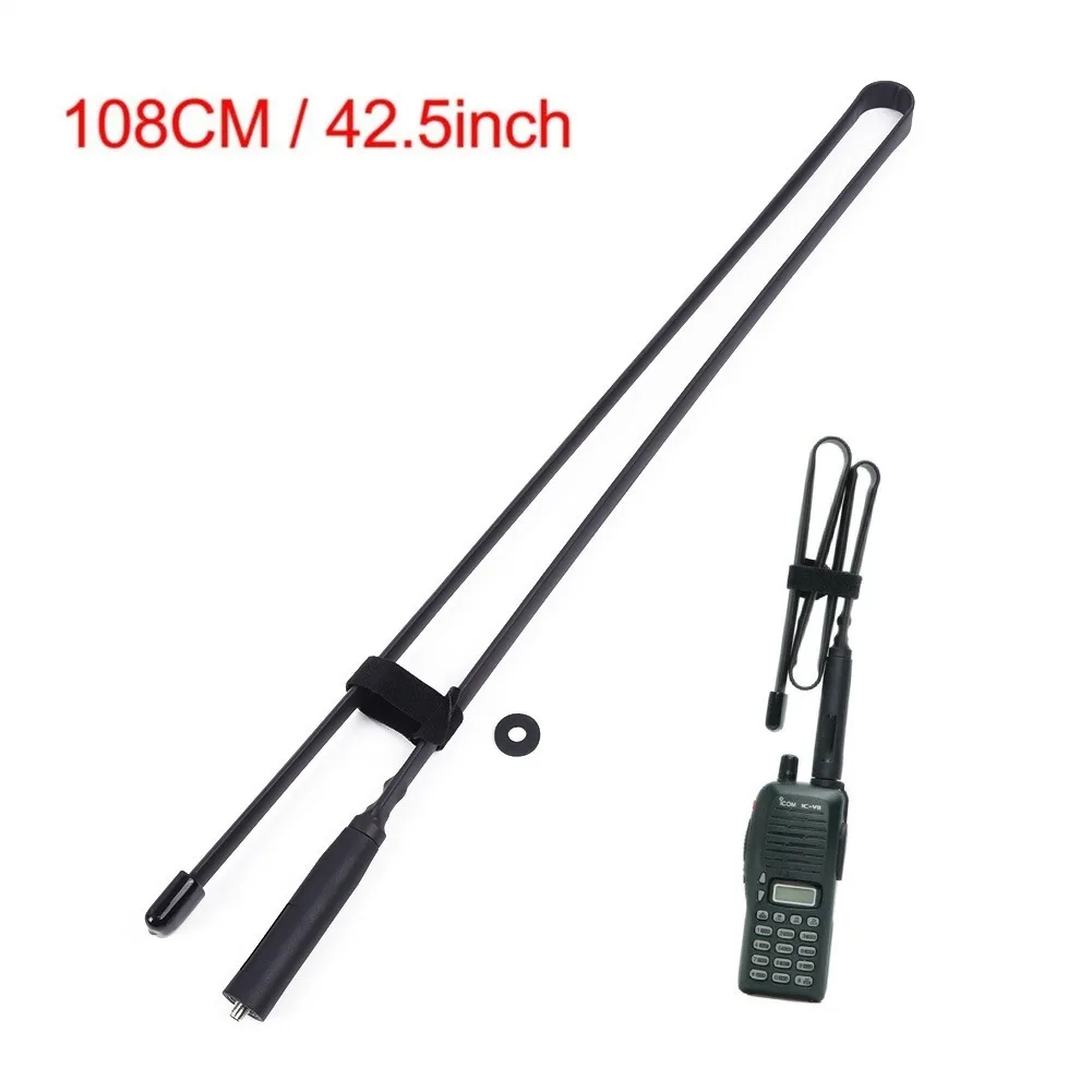 Folding SMA-Female AR-152A CS Tactical Antenna For BAOFENG BF-888S UV-5R UV-82 - view 6