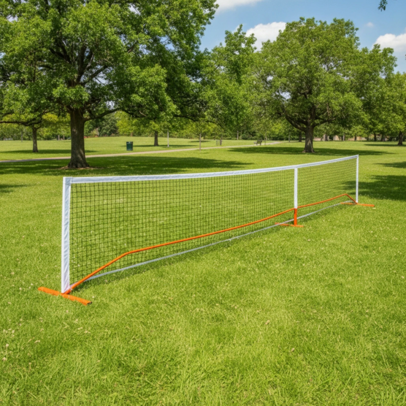 Pickleball Net with Metal Frame Freestanding Pickleball Net System Heavy Duty Easy Assembly for Clubs, Home Practice, Gyms