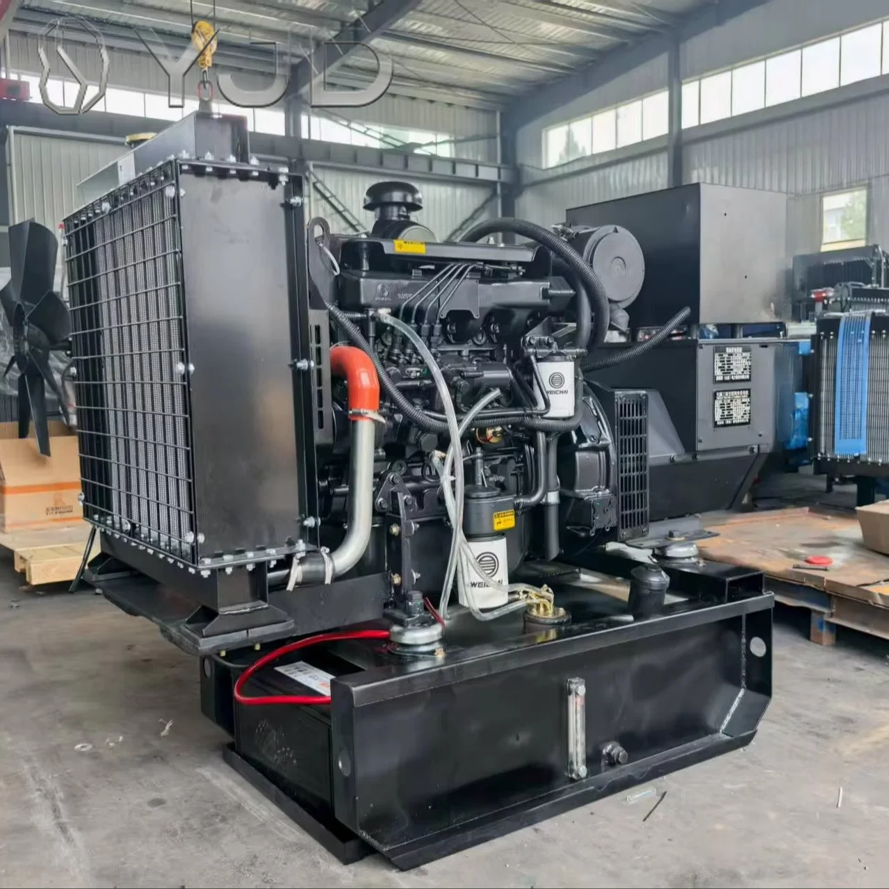 Weichai High-Power Fully Automatic 380V Diesel Generator Set Open Frame 350 kW with 100/200/400/500KW Drne 50/60Hz Frequency