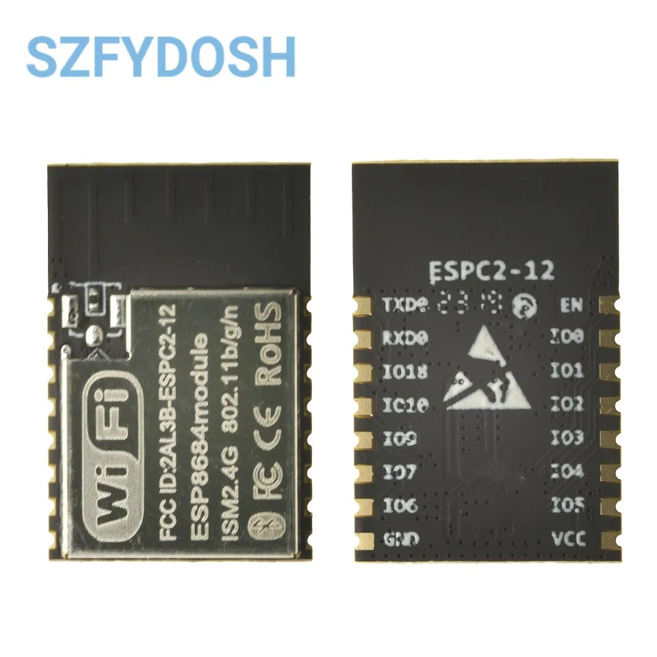 ESP32-C2 Module Uses ESP8684 Chip WIFI Bluetooth-compatible Module ESPC2-12 To Replace ESP-12E/F