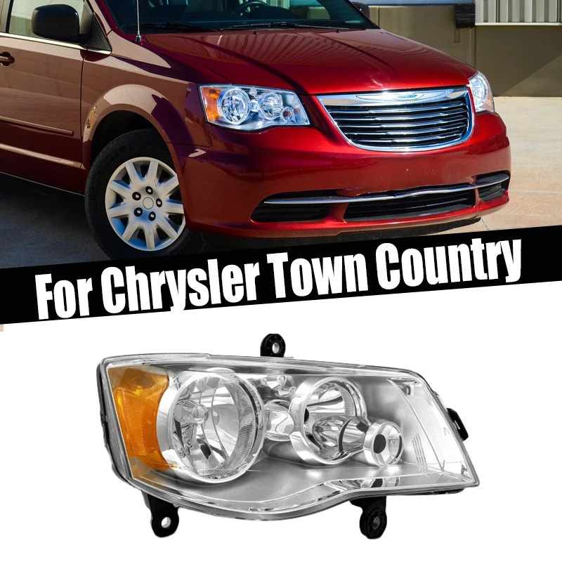 

Автомобильные фары, хромированный корпус, фары без лампочек, галогенные аксессуары для Chrysler Town Country 2008-2016