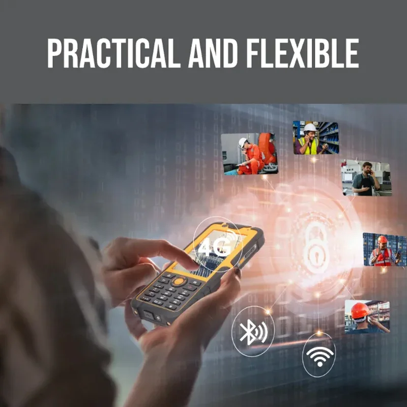 HUGEROCK S50EX Explosion-Proof Rugged Android Terminal with UHF RFID, Barcode Scanner, NFC,IP67 MIL-STD for Industrial Field Use