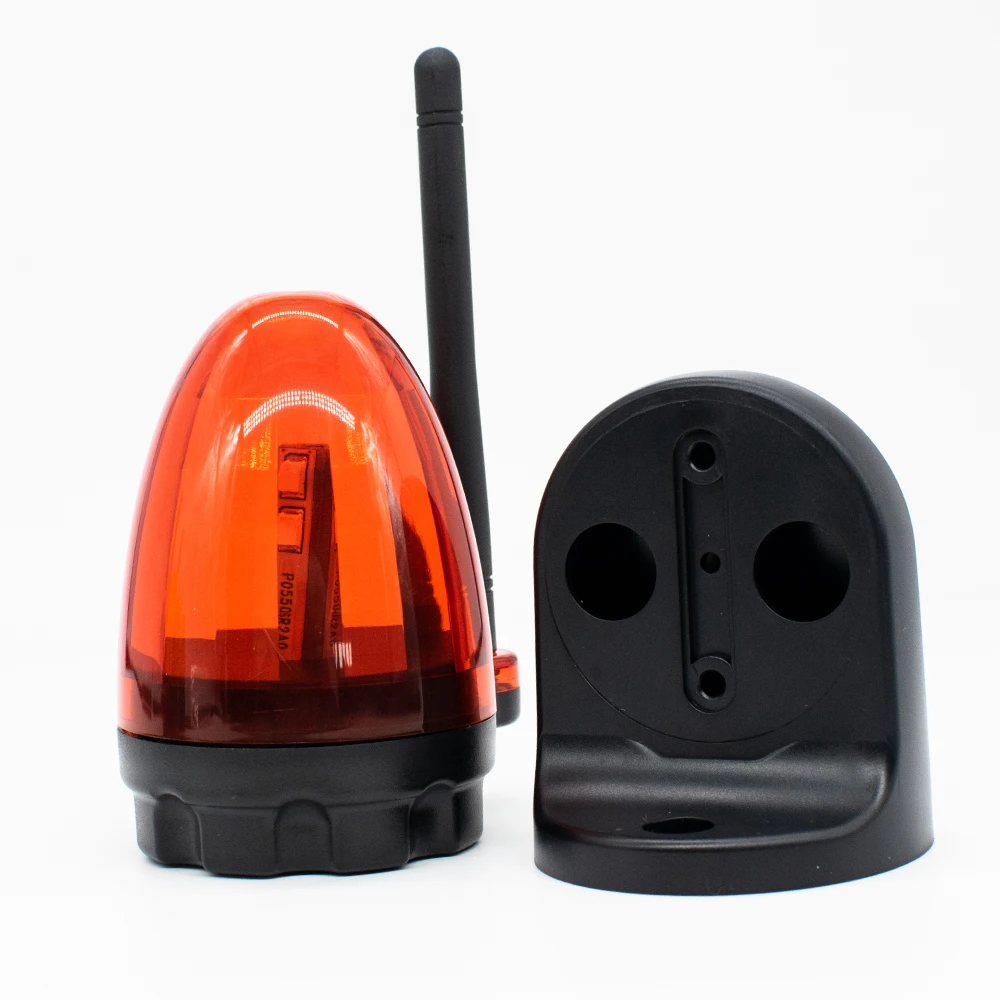 Lampu Sinyal Alarm Universal Lampu Suar Peringatan LED 24V 230VAC Untuk Gerbang Otomatis Pintu Garasi