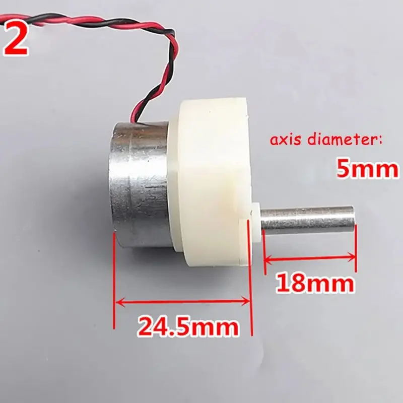 300 Series Gear Motor DC 6V Mini Deceleration Motors Positive Reversal 4 Types Electric Machinery For DIY Hobbies Amateur