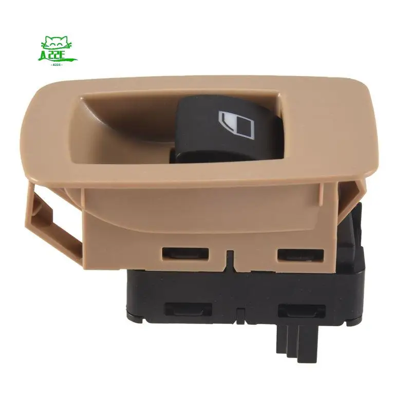 A22E-Car Beige Passenger Side Front/Rear Window Lifter Button Switch For -BMW E90,E91,323I,325I,328I 61316945876
