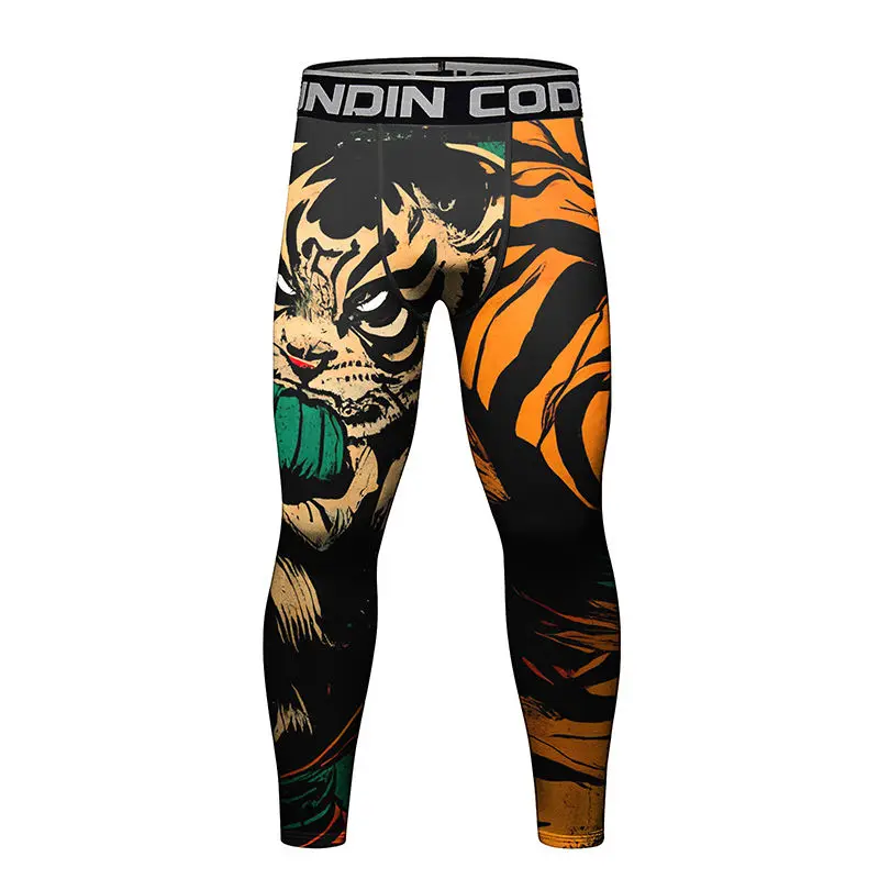 New MMA Boxing Pant Men Full sublimation Print Leggings sportivi Rashguard Gym Bjj Kickboxing abbigliamento MMA Compression Tight Spats