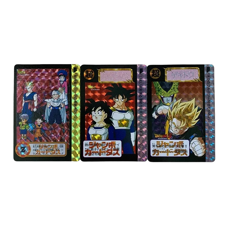 DIY Dragon Ball Selected Flash Card Reproduction Lattice Refraction Anime Peripheral Game Collection Card Holiday Gift