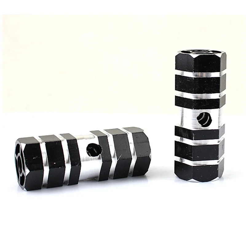 

1 Pair Aluminum Alloy 3/8" Axle Foot Pegs Mountain Road Cycling Bike Pedals Non-Slip Axle Foot Rest Pegs Bicycle Accessories