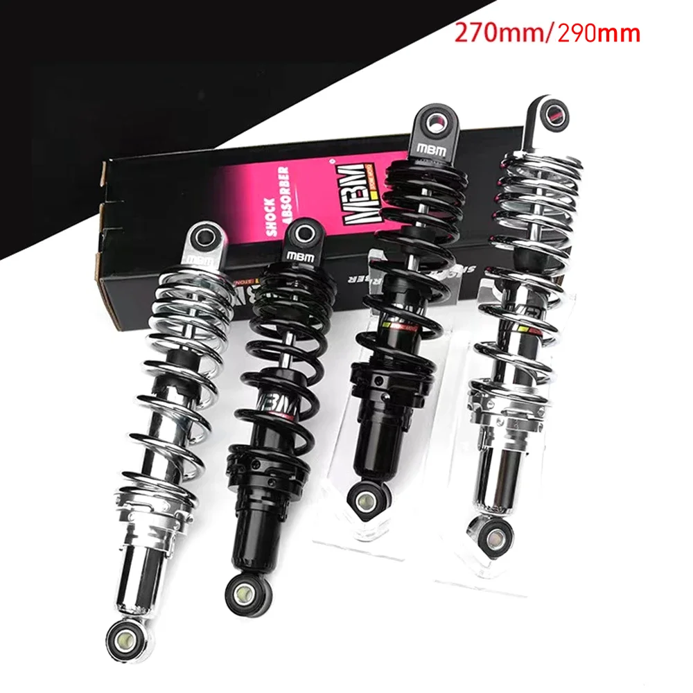 MBM 270mm 290mm Motorcycle Rear Shock Absorber for Niu U+B U2 Honda UBE Ninebot C90 Mmax90 110P N70C E-Scooter Dirt Pit Bike