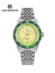 San Martin 39,5 mm zomerduikhorloge Fashion Fun Fruit Series Heren sporthorloges NH35 Automatisch mechanisch 20 ATM SN0116 Reloj