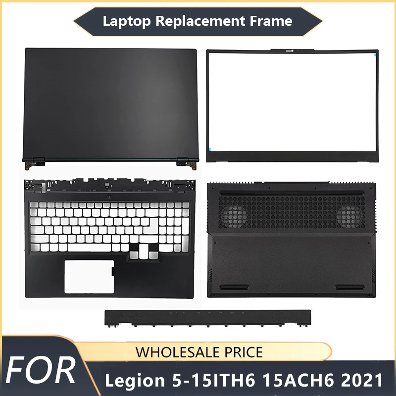 

NEW For Lenovo Legion 5-15 5-15ITH6H 15ITH6 15ACH6H 15ACH6 2021 Laptop LCD Back Cover/Front Bezel/Hinges/Palmrest/Bottom Case
